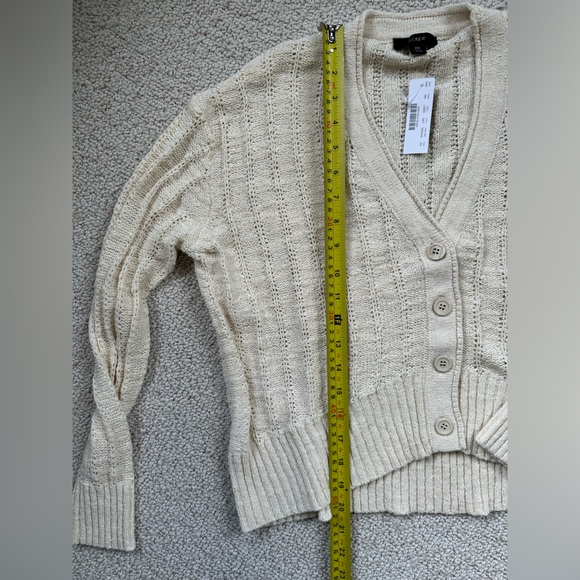 New J Crew Point Sur Textured Cardigan - Picture 2 of 8